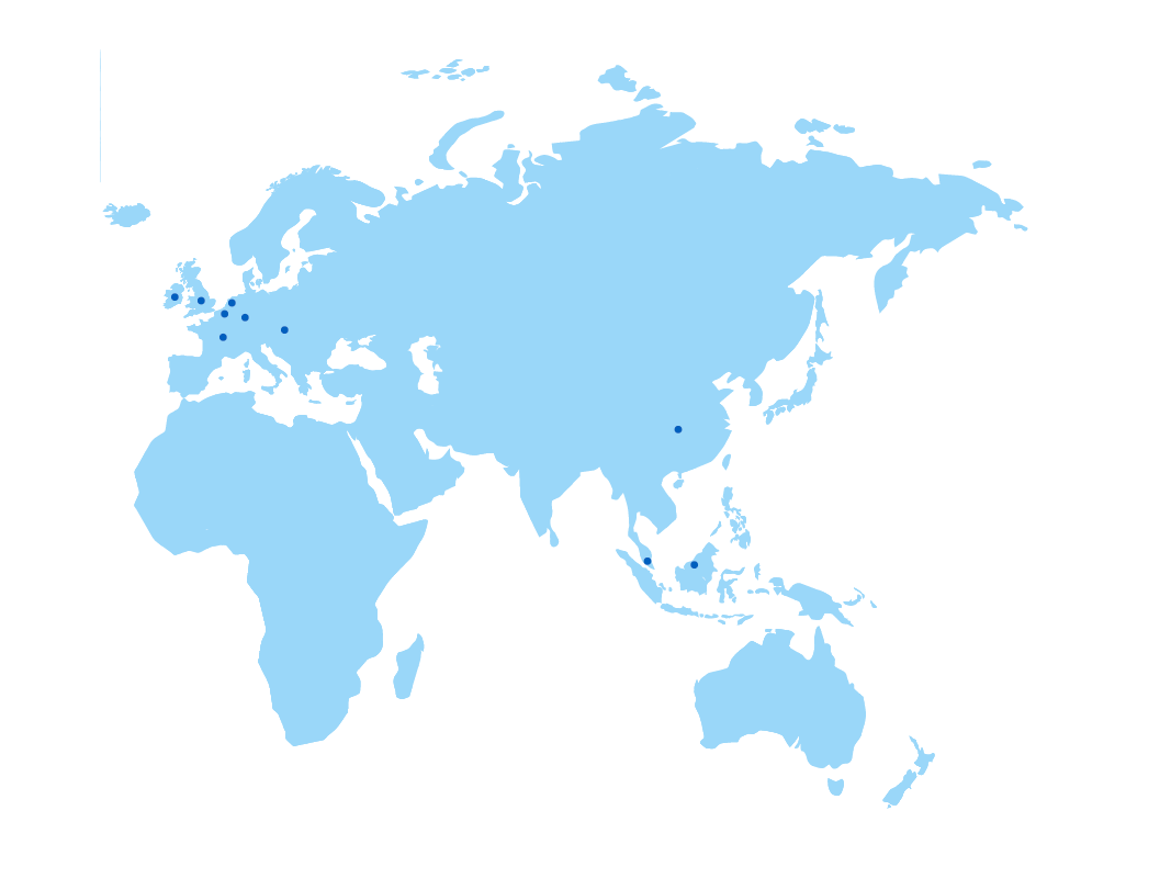 Map of ERIKS