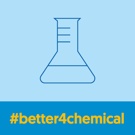 better4chemical icon and hashtag better4chemical square